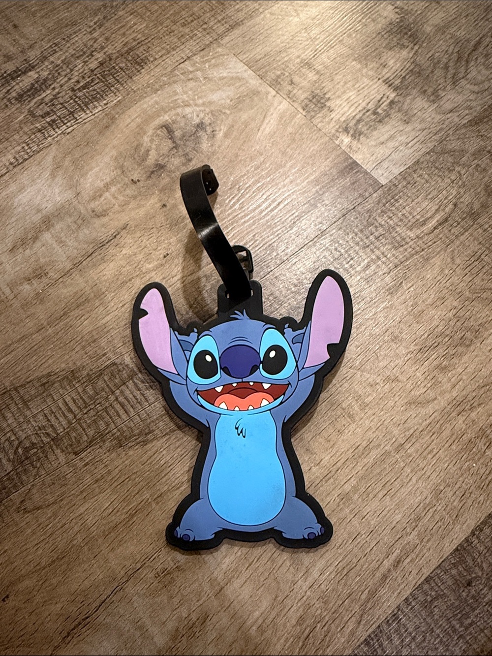 Disney Blue & Pink Stitch Luggage Tag